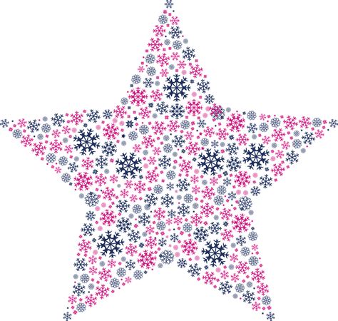 Star Snowflakes Pattern Free Vector Graphic On Pixabay