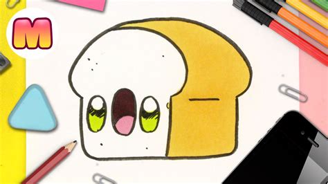 Como Dibujar Un Pan Kawaii Dibujos Kawaii Faciles Aprender A