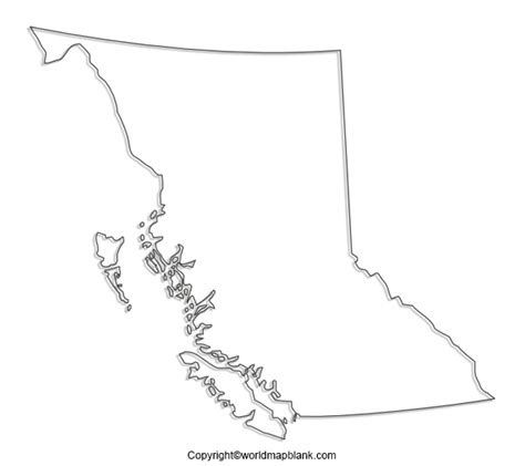 Printable Map Of British Columbia