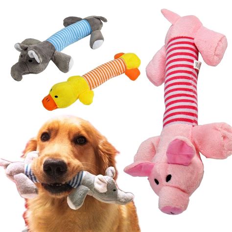 Pet Dog Toys Puppy Chew Squeaker Squeaky Plush Sound Pig Chew Squeaker