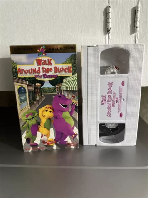 Walk Around The Block With Barney Vhs 1999 Sing Along Songs Classic