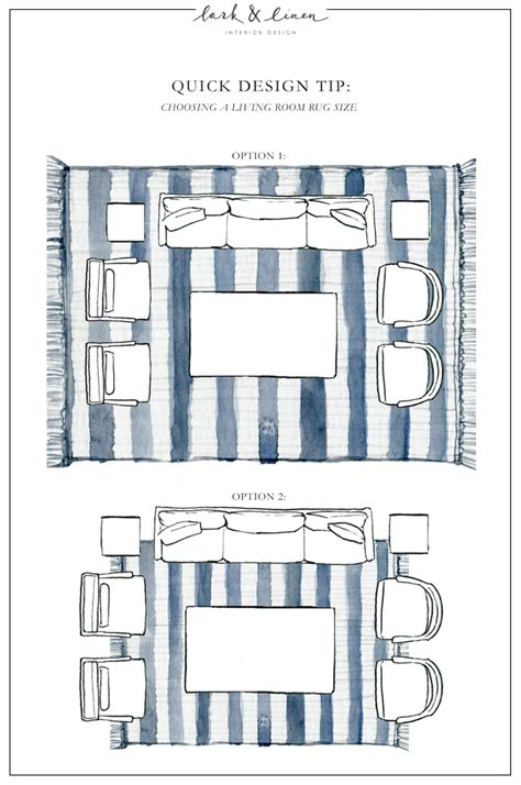 Ground your living room with the right rug size. Quick Design Tip: Choosing a Living Room Rug Size | lark ...
