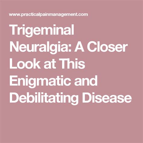 Trigeminal Neuralgia A Closer Look At This Enigmatic And My Xxx Hot Girl