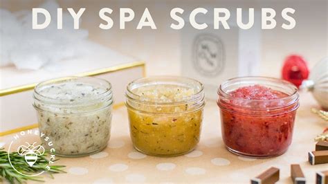3 Diy Spa Scrubs Honeysuckle Scrub Recipe Diy Diy Bath Products
