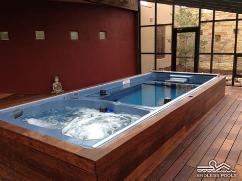 How Zen Would You Feel In This Endless Pool Swim Spa Plan Your