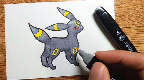 Drawing Umbreon Pokemon Youtube