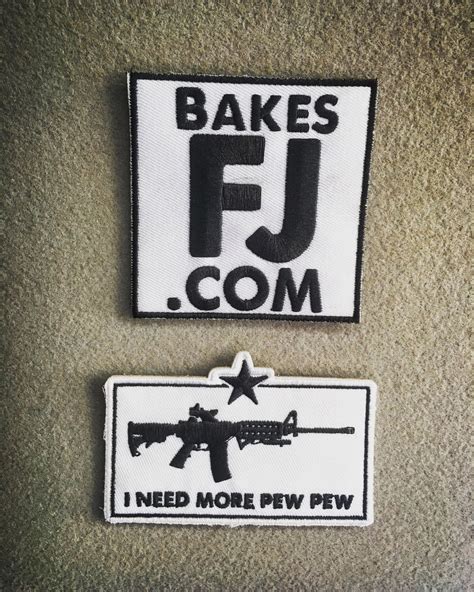 More Pew Pew Patch Tactical Themed