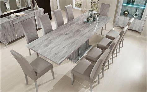 Alexa Grey Italian Dining Table And Chairs Set