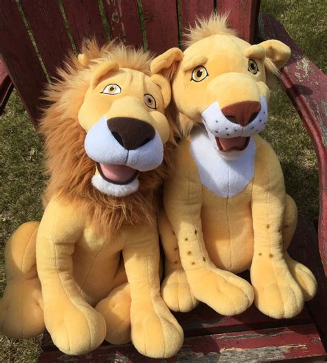 Gorgeous Large Samson And Ryan 17 Plush Lions The Wild Disney