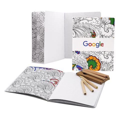 7″ X 9″ Coloring Journal 48 Pages Branded Journals