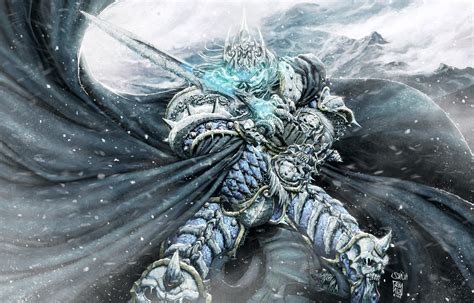 World Of Warcraft Arthas Of Frost Wallpapers Hd Desktop And Mobile