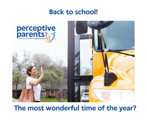 Back To School Survival Tips For Parents Perceptive Parents