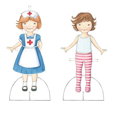 Image Result For Lucy Nurse Paper Doll Paper Dolls Origami Paper Art
