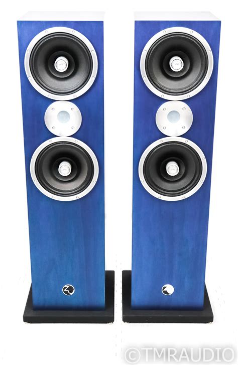 Zu Audio Omen Def Mk Ii Rev A Bookshelf Speakers Electric Blue Pair