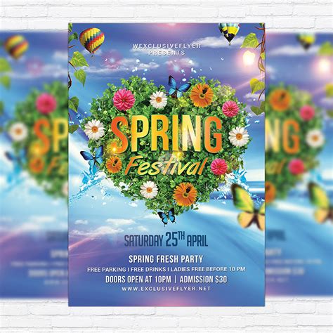 The many spring festivals in asia are diverse and exciting, but they'll definitely affect your travel plans in the region. Spring Festival Night - Premium Flyer Template + Facebook ...