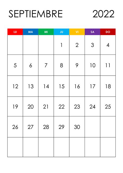 Calendario Septiembre 2022 Calendariossu