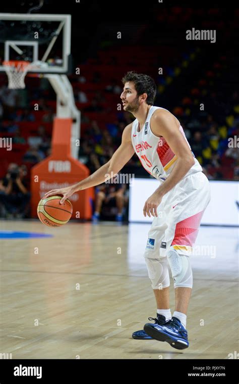 Ricky Rubio Spain Basketball National Team World Cup 2014 Stock Photo