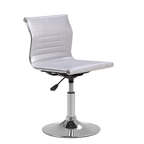An adjustable desk chair without wheels, as you would expect, will normally cost more than a stationary one. Simple Design Low Back Adjustable Mesh Ergonomic Visitor ...