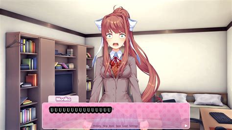 Monika When She Finds Out She Has No Route Ddlc