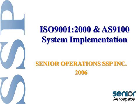 Ppt Iso90012000 And As9100 System Implementation Powerpoint
