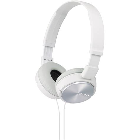 Sony Mdr Zx310 On Ear Headphones White Mdrzx310wh Bandh Photo