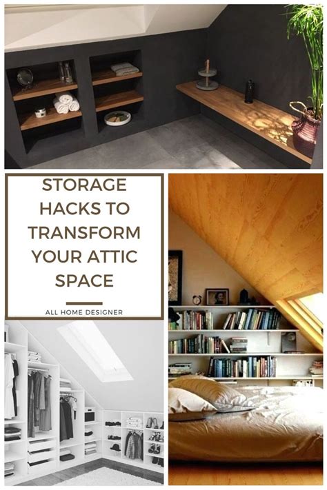 Attic Room Storage Ideas Attic Shelves Attic Rooms Attic Spaces