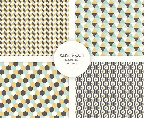 Abstract Geometric Seamless Patterns Vector Ai Svg Eps Uidownload