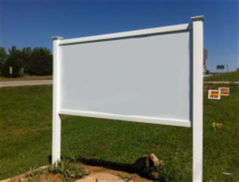 Find pvc poster sign boards here. PVC POST & RAIL SIGN FRAME KITS