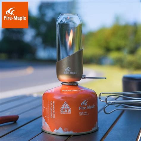 Stainless Steel Gas Lantern Outdoor Propane Isobutane Lights Camping