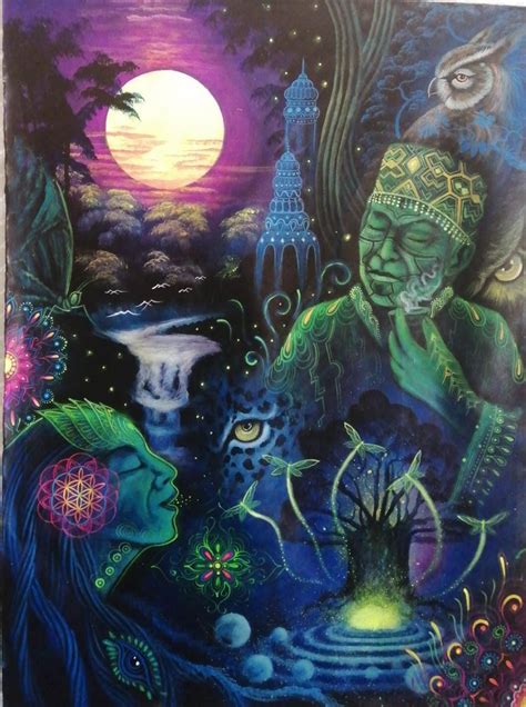 Original Ayahuasca Visionary Art Psychedelic Art Etsy
