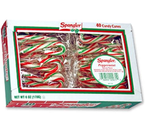 Mini Peppermint Candy Canes 40ct Box Christmas Candy Canes
