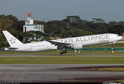 Boeing 777 312er Singapore Airlines Star Alliance Aviation Photo