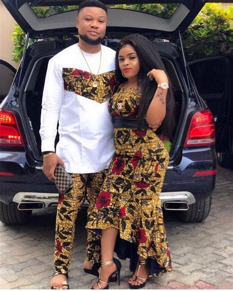 African Couples Clothing African Couples Outfit Africa Couples Wears African Wedding Outfit