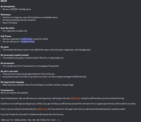 Unofficial Discord Server Rules Suggestions List · Github