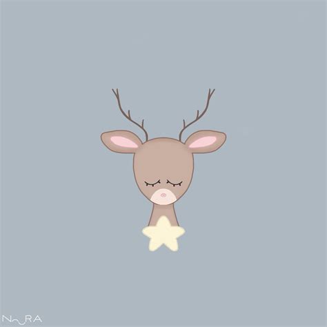 Cute Deer ️ Digital Drawing Drawings Cute