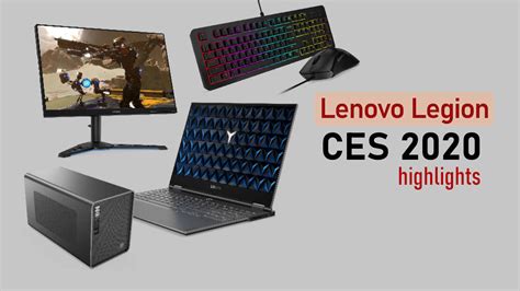 Ces 2020 Lenovo Legion Unveils Powerful New Laptop Monitors And