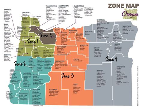 Oasbo Zone Map Oregon Map Map School District