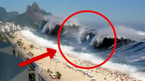 Top 5 Biggest Tsunamis Ever Caught On Camera Youtube