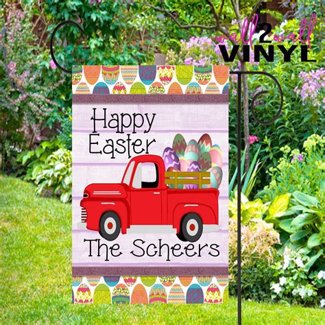 Reviewing Happy Easter Truck With Eggs Garden Flag Design Payhip