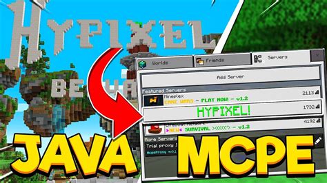 We did not find results for: How to play Java Servers on Minecraft Bedrock! - YouTube