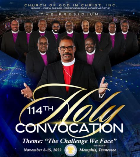 Cogic 2022 Holy Convocation Starts November 8th In Memphis Tn