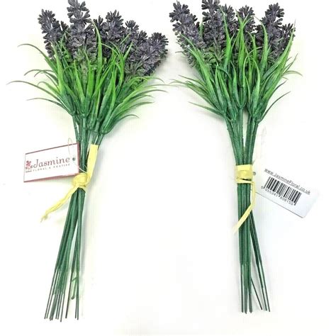 2pk Artificial Lavender Flower Bundles