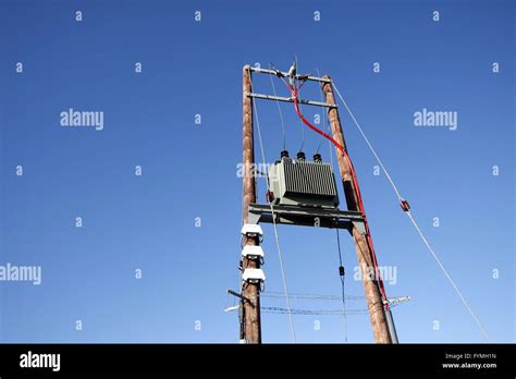 Electric Transformer Substation Stock Photo Alamy