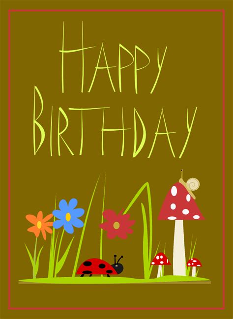 Browse printable birthday cards to create personalized happy birthday wishes from your home. free printable Happy Birthday cards - free Happy Birthday ...