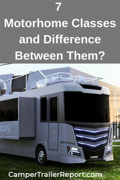 7 Motorhome Classes And Difference Between Them Motorhome