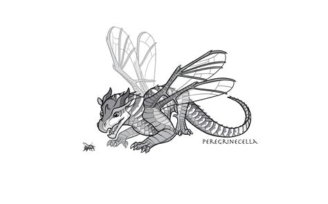 Hivewing Skywing Sketch Coloring Page