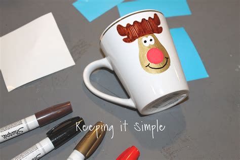 Diy Personalized Christmas Mugs 92 Keeping It Simple