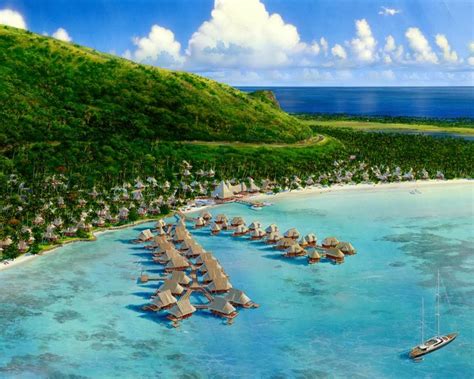Wallpaper Beauty Of Nature Tahiti Islands Resort Is A World Best