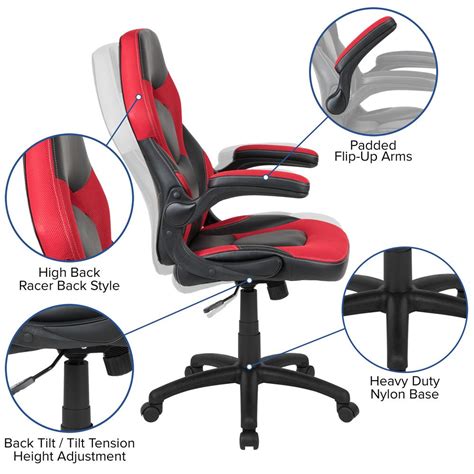 They make gaming more comfortable since you can rest your arms in. Gaming Chair Racing Office Ergonomic Computer PC ...