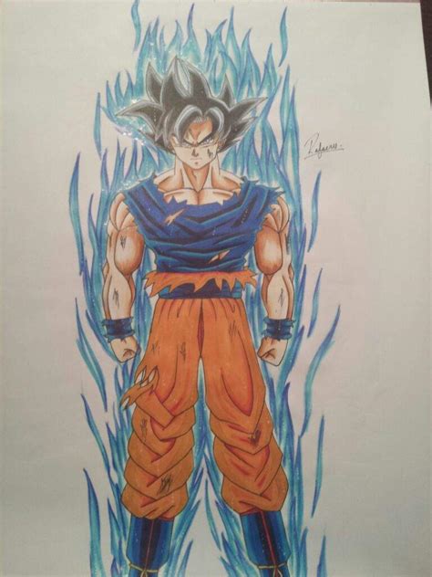 How To Draw Ultra Instinct Goku Full Body